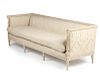 A contemporary Louis XVI-style sofa