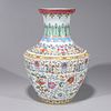 Large Chinese Enamel Porcelain Vase