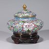 Chinese Cloisonne Enameled Covered Vessel