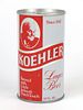1969 Koehler Beer 12oz Tab Top T86-03