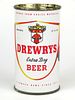 1957 Drewrys Extra Dry Beer 12oz Flat Top 57-04