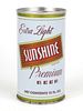 1967 Sunshine Premium Beer 12oz Tab Top T129-22