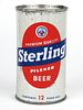 1953 Sterling Pilsner Beer (Keglined Oval) 12oz Flat Top 136-35.2