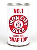 1963 Iron City Beer 12oz Tab Top T78-30