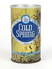 1965 BLUE WRITING Cold Spring Beer 12oz Tab Top T55-30