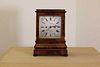 A mahogany cased bracket clock,