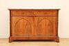 A mahogany side cabinet,