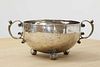 A Scandinavian silver marriage bowl or ?cuelle,