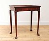 A George II mahogany silver table,