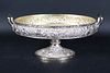 Sterling Silver Presentation Repousse Footed Bowl