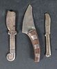 William Spratling Mexican Silver & Wood Knife