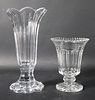 Two William Yeoward Crystal Vases