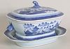 Chinese Export Porcelain Blue and White Tureen
