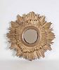 Carved Italian Louis XVI Style Sunburst Mirror