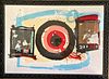 Ralph Steadman William S Burroughs Signed Lithograph, Something New Has Been Added