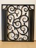 French Art Deco Wrought Iron Architectural Panel
