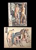 Lot of 2 William Draper Paintings - Nudes, 1950s