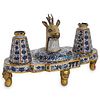 19th Ct. Cloisonne Deer Inkwell