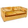 Mid Century Two Seater Velvet Flair Inc. Sofa