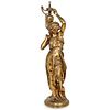 Neo Classical Roman Gilded Bronze Sculpture