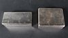 Two Tiffany Sterling Silver Humidor Boxes