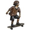 "Dana" Signed Bronze Skateboarding Statue