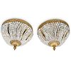 (2 Pc) French Empire Style Ceiling Lamps
