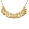 (155826) A selection of Asian jewellery. To include a stone-set fringed panel necklace, a pair of ea