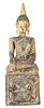 Hindu Tara Polychrome Wooden Figure