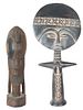 (2) African Figural Carvings