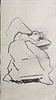 Henri Toulouse-Lautrec (After) - Reclining Woman