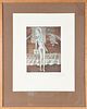 Surrealist Figural Imagery, Signed Artist Proof