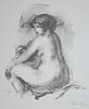 Pierre-Auguste Renoir - Etude de Femme Nue Assise