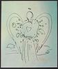 Peter Max - Angel with a Heart
