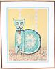 Glamorous Kitty Cat, Artist's Proof Lithograph