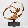 Antonio Kieff Abstract Bronze Sculpture