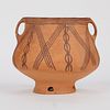 Chinese Terracotta Neolithic Pot - Black Decoration