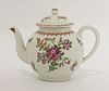 A Lowestoft polychrome Teapot and Cover, c.1770-1780,