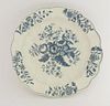 A Worcester blue and white Junket Dish, c.1770-1785,