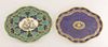 Two later decorated SÅ vres Dishes, c.1760 and early