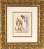 Salvador Dali, The Divine Comedy, Woodcut