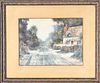 Late 19th/Early20th C Watercolor, Signed W.T. Wood