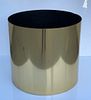 Large Round Brass Tone Planter made in England