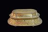 Museum Quality Indian Gold Inlaid Steel Jewelry Box