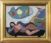 Sara Winston "Sleeping Woman #13" Oil on Canvas