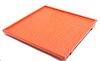 Garrison Rousseau Modern Orange Faux-Leather Tray