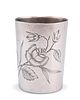 A RUSSIAN SILVER BEAKER CUP, bears Faberg? mark, Moscow 1896, tapering cyli