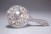 A VICTORIAN SILVER-MOUNTED HAND-MIRROR,?by?W I Broadway & Co, Birmingham 19