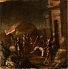 Workshop of ANTONIO DEL CASTILLO Y SAAVEDRA (Cordoba, 1616 - 1668). 
"Fallen on the Road to Calvary". 
Oil on canvas. Relined.