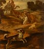 PEDRO DE ORRENTE, (Murcia, 1580 - Valencia, 1645). 
"Scene from the Old Testament". 
Oil on canvas. Relining. 
It presents restorations.